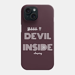 devil quote text trendy product Phone Case