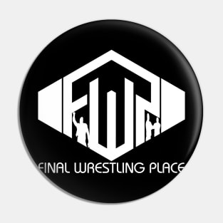 Final Wrestling Place White Pin