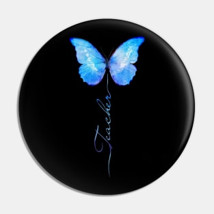 Butterfly Teacher Pin