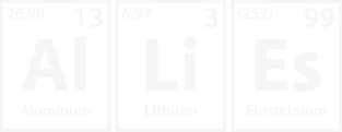 Allies (Al-Li-Es) Periodic Elements Spelling Magnet