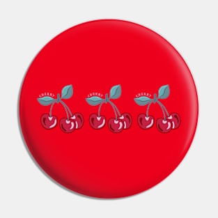 three cherries Pin