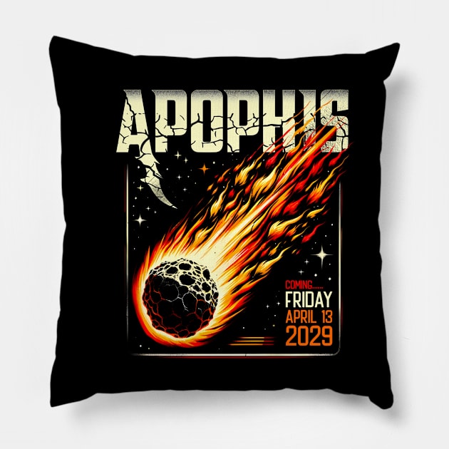 Apophis Asteroid 99942: Target Earth 2029 Encounter Pillow by JJDezigns