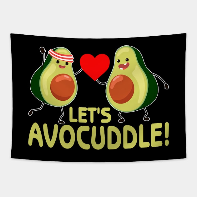 Let s avocuddle! Tapestry by maxcode