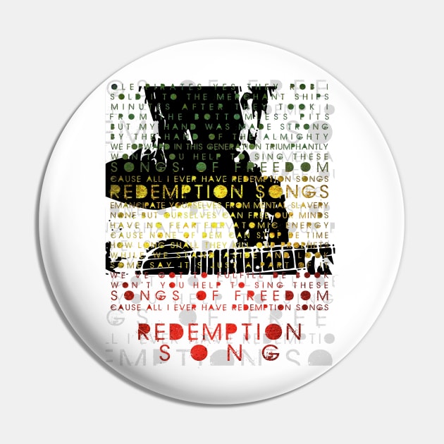 Redemption Song Pin by LionTuff79