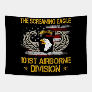 101st Airborne Paratrooper US Army Veteran Vintage Tapestry