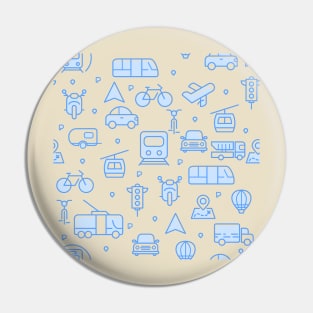 cute transport Pin