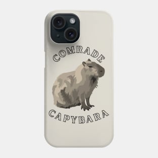 Comrade Capybara Phone Case