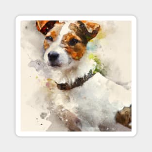 Watercolor Jack Russell Terrier - Dog Lovers Magnet