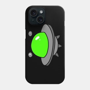 Green UFO Flying Saucer Phone Case