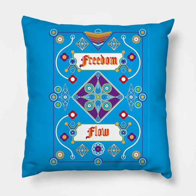 freedom flow Pillow by Raphoto1