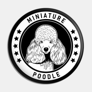 Miniature Poodle Fan Gift Pin