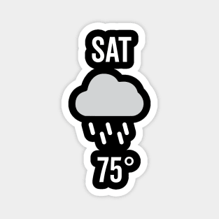 Saturday Weather Costume Magnet