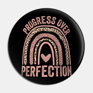 Progress Over Perfection  Back To School Teacher Pin