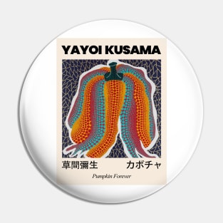 Yayoi Kusama Pumpkin Forever Exhibition Pin