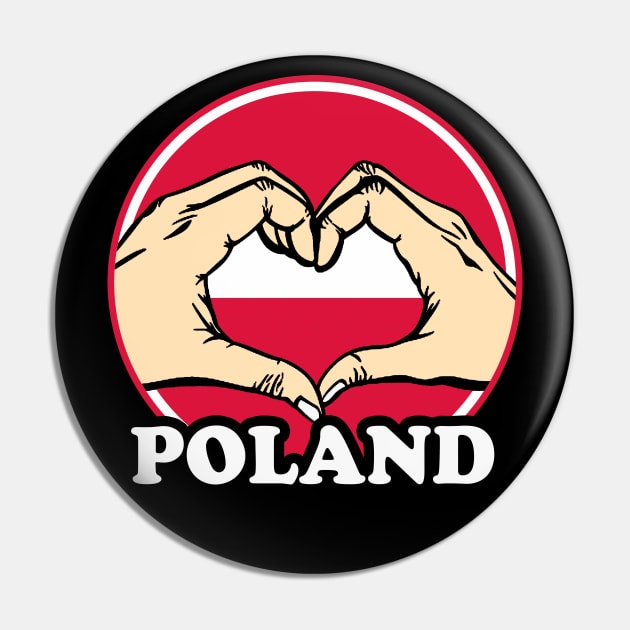 I Love Poland Pin by Mila46