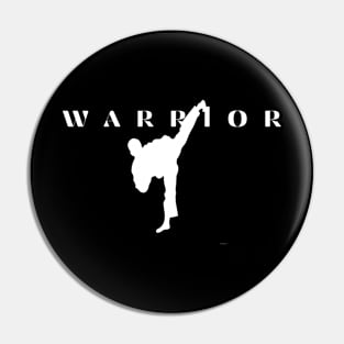 Martial Arts Warrior Pin