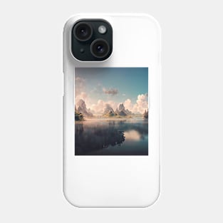 fantasy landscape painting Phone Case