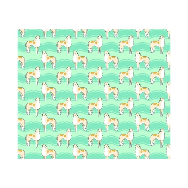 Borzoi Pattern by saradaboru