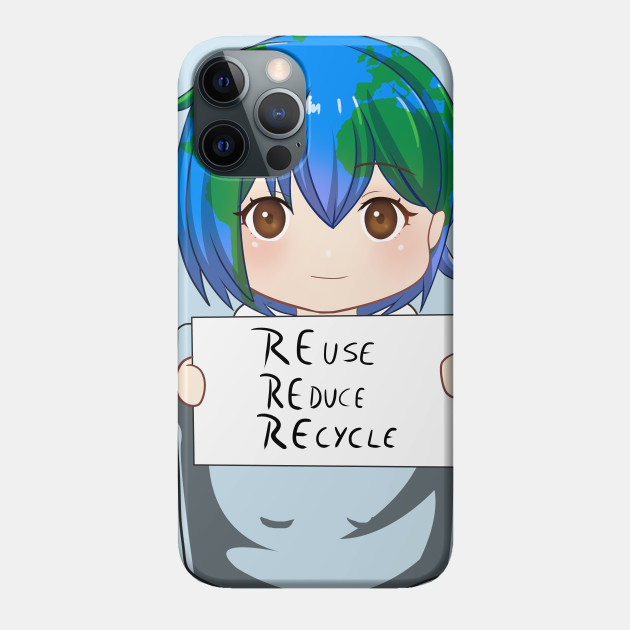 Earth-chan - Earth Chan - Phone Case