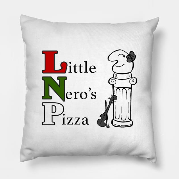 Little Nero's Pizza Pillow by Vandalay Industries