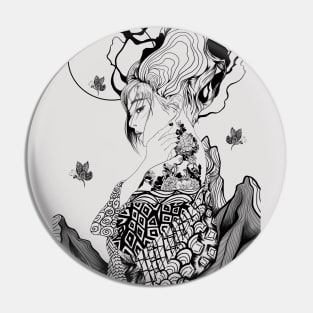 Jpanese kimono girl Pin