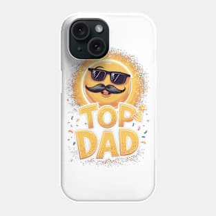 Top Dad - Celebrate Fatherhood with Style and Pride Phone Case