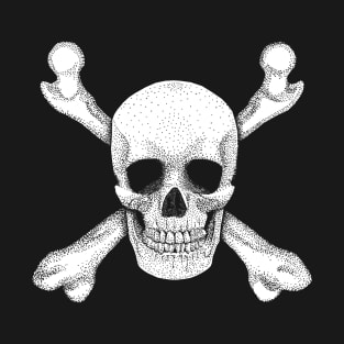 Jolly Roger - Deaths Head Pirate Skull T-Shirt