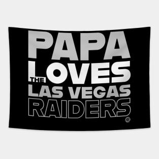 Papa Loves the Las Vegas Raiders Tapestry