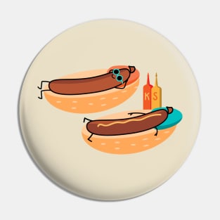 Funny sausages Pin