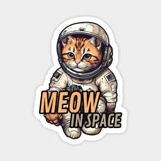 Astronaut cat Magnet