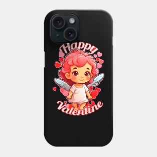 Happy Valentines cute doll Phone Case
