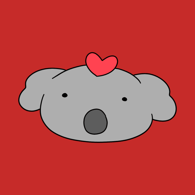 Heart Koala Face by saradaboru