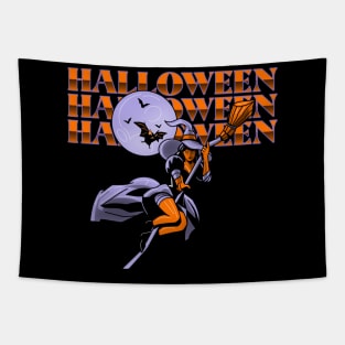 Halloween Witch Tapestry