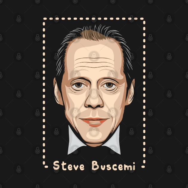 Steve Buscemi Vintage Fan Art by Trendsdk