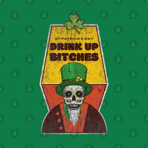 st patrick skulls by Draw One Last Breath Horror 