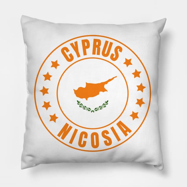 Nicosia Pillow by footballomatic