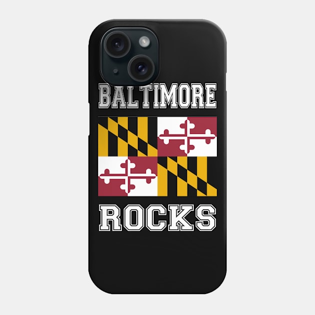 Baltimore Rocks Phone Case by RockettGraph1cs