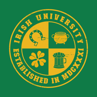 Irish University (Gold) T-Shirt