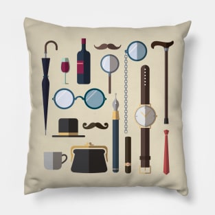 Gentleman's Accessories Pillow