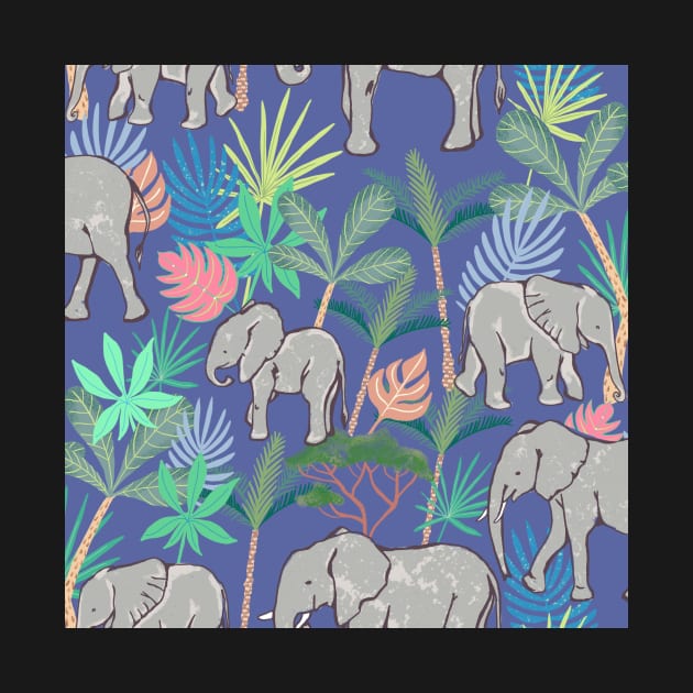 Elephant jungle by Papergrape