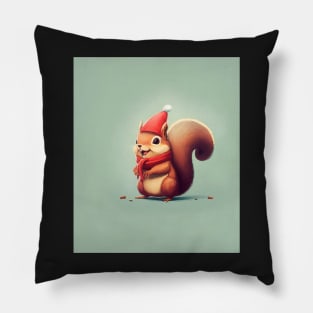 Happy squirel Pillow