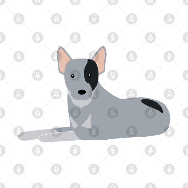 Blue Heeler by Olly Illustrated