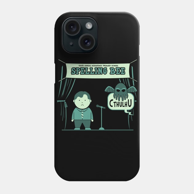 Spelling Bee Phone Case by HandsOffMyDinosaur