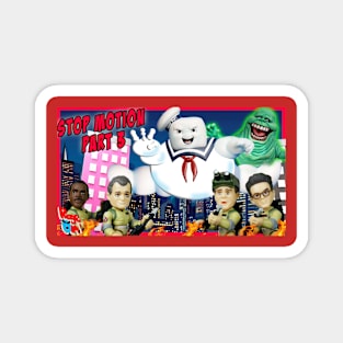 Ghostbusters attack of the stay puft madness Magnet