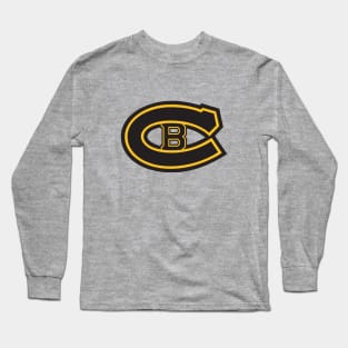 Happy Gilmore Boston Bruins Men's Black Branded Backer Long Sleeve T-Shirt 