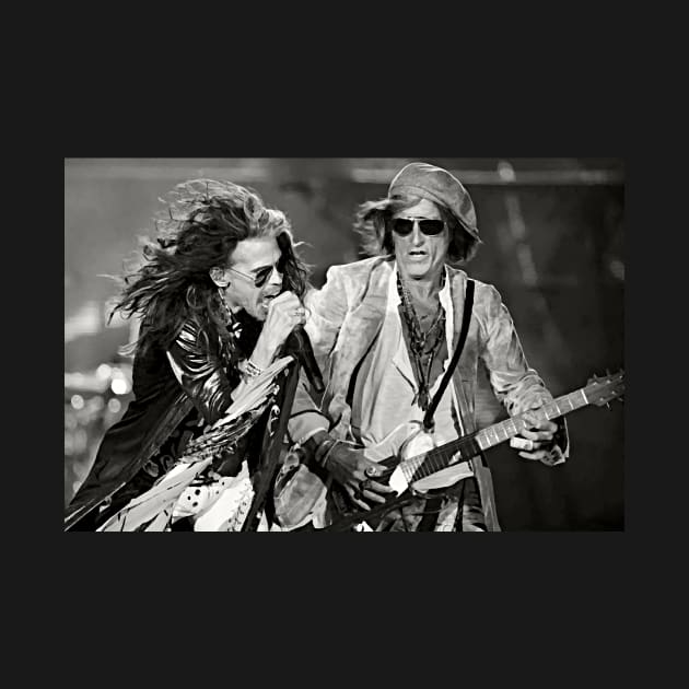 Steven and Joe, Hard Rock, Glam Metal, Rock Icons by ZiggyPrint