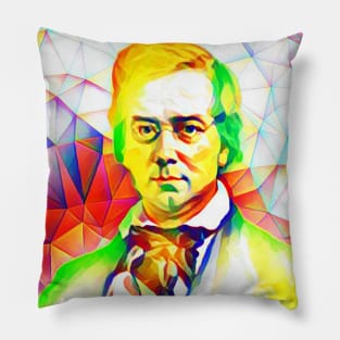 George Perkins Marsh Colourful Portrait | George Perkins Marsh Artwork 12 Pillow