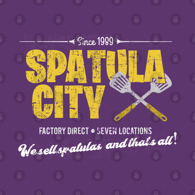 Spatula City, distressed Weird Al TShirt TeePublic