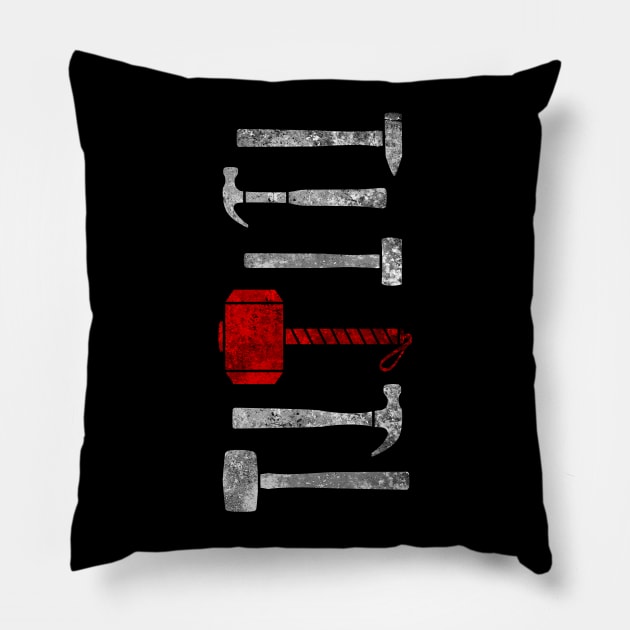 Hammer Time Pillow by JoeConde