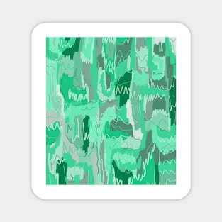 Mint Greenery Abstract Magnet